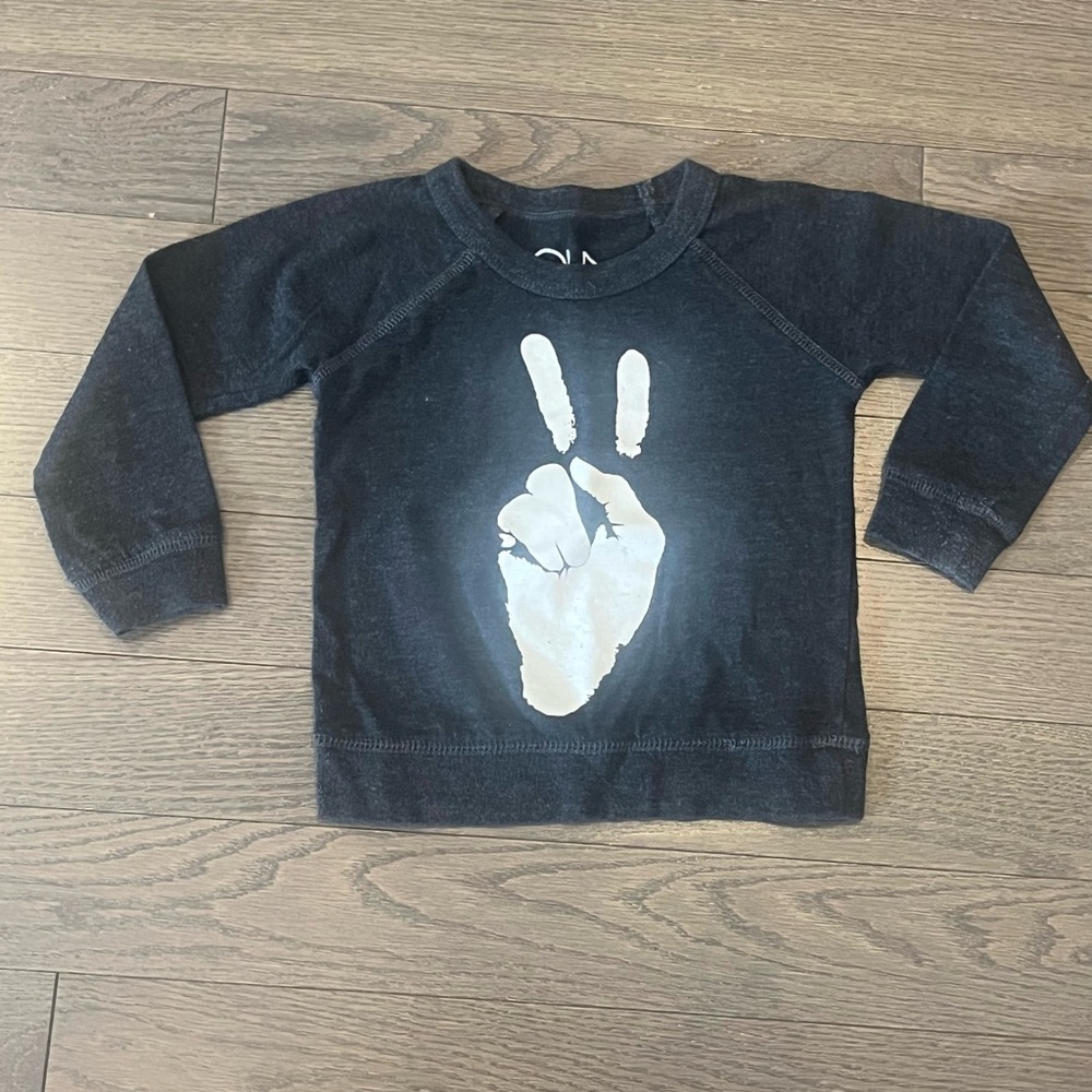 Chaser Black Peace Sign Kids Sweatshirt